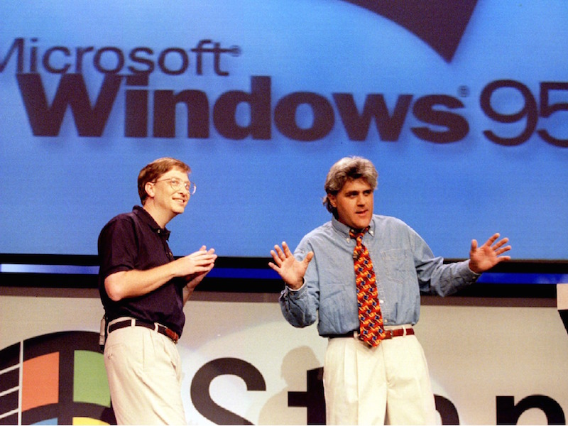 Jay Leno Windows 95
