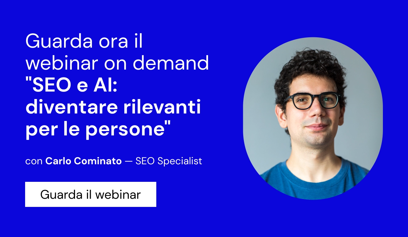 Banner webinar sulla SEO